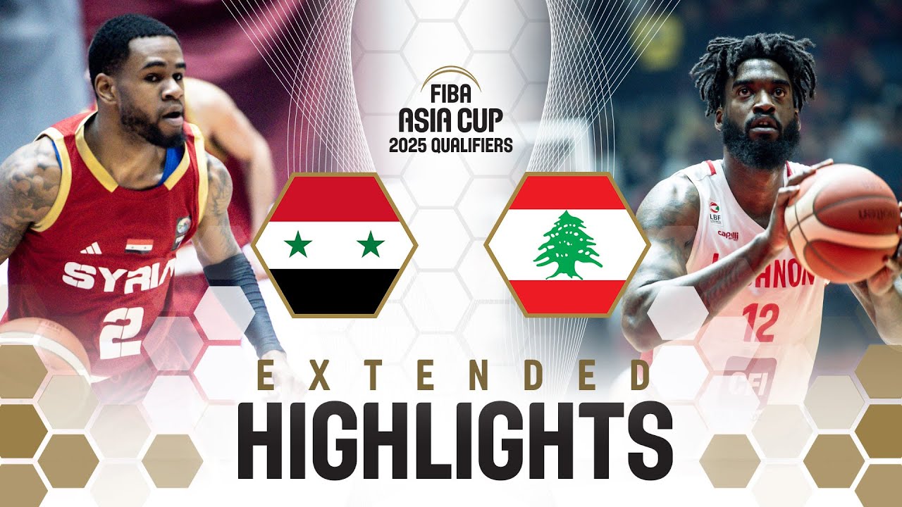 Syria 🇸🇾 v Lebanon 🇱🇧 | Extended Highlights | FIBA Asia Cup 2025 Qualifiers
