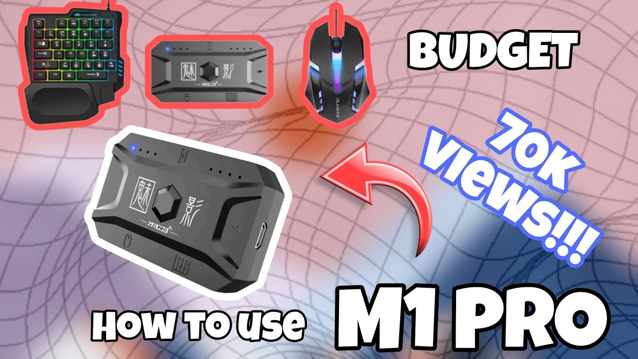 M1 PRO | BLUETOOTH 5.0 MOUSE AND KEYBOARD CONVERTER FOR PUBG & CODM