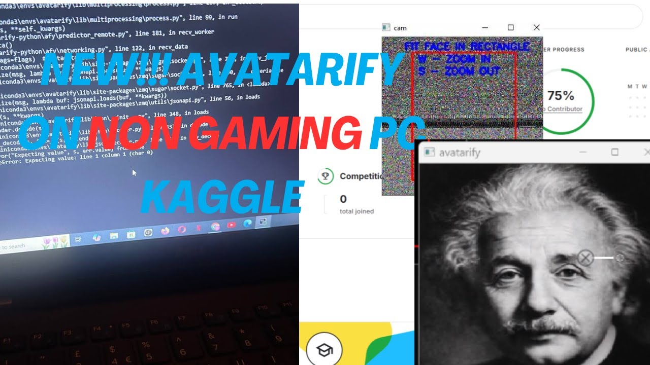 How to Use Avatarify FAKE VIDEOCALL on a Non-Gaming PC with Kaggle