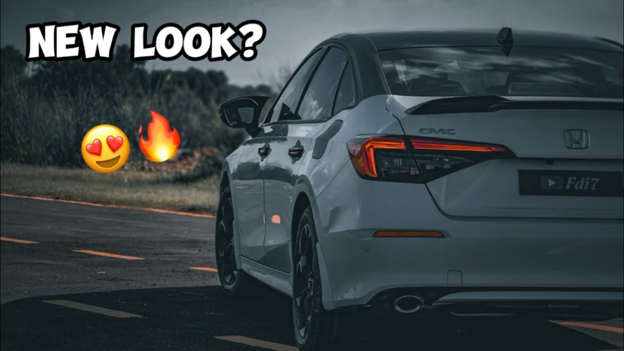 Honda civic RS ki New look | Rs ka Tyre burst hogaya | Vlog #61