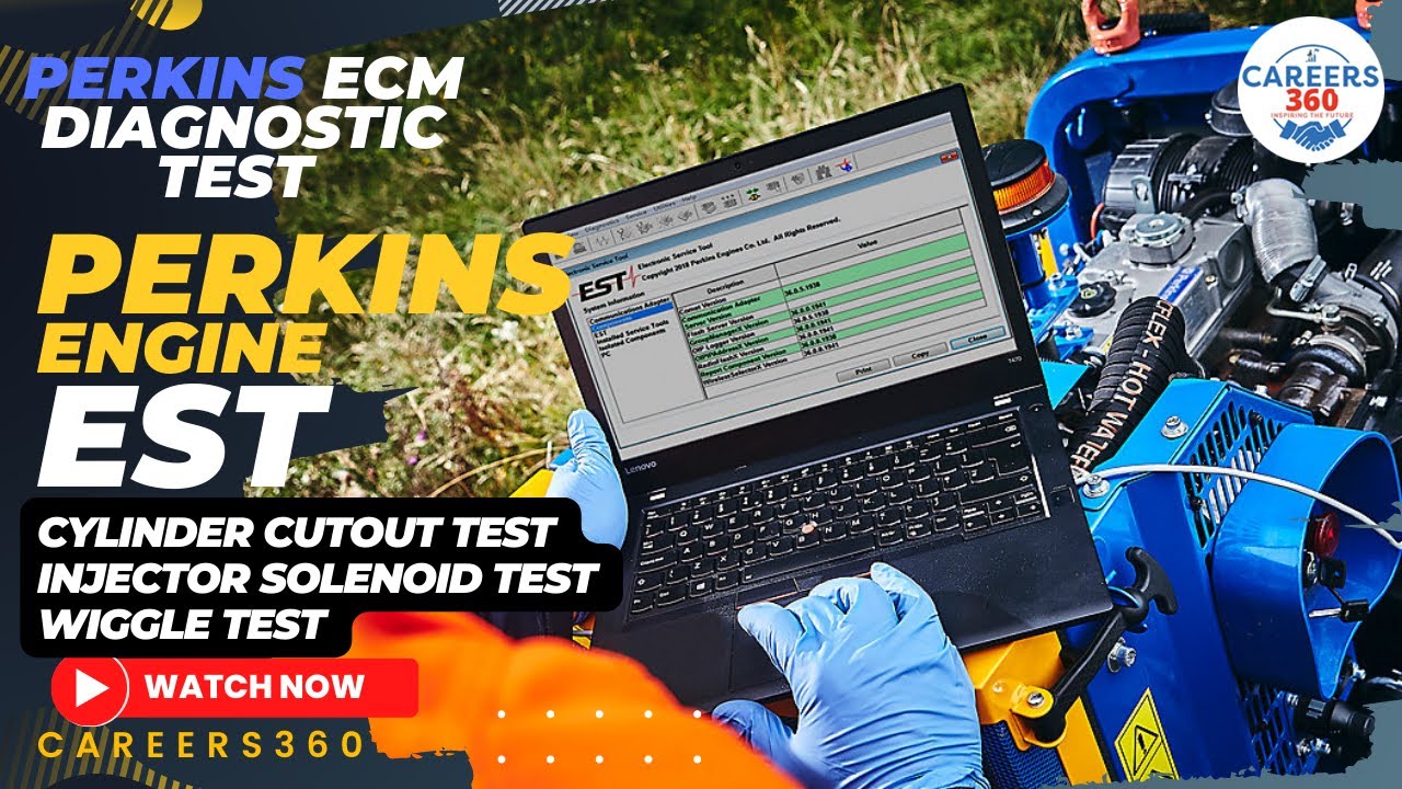 Perkins ECM Diagnostic test | Cylinder cutout test | Injector Solenoid Test Wiggle test and more