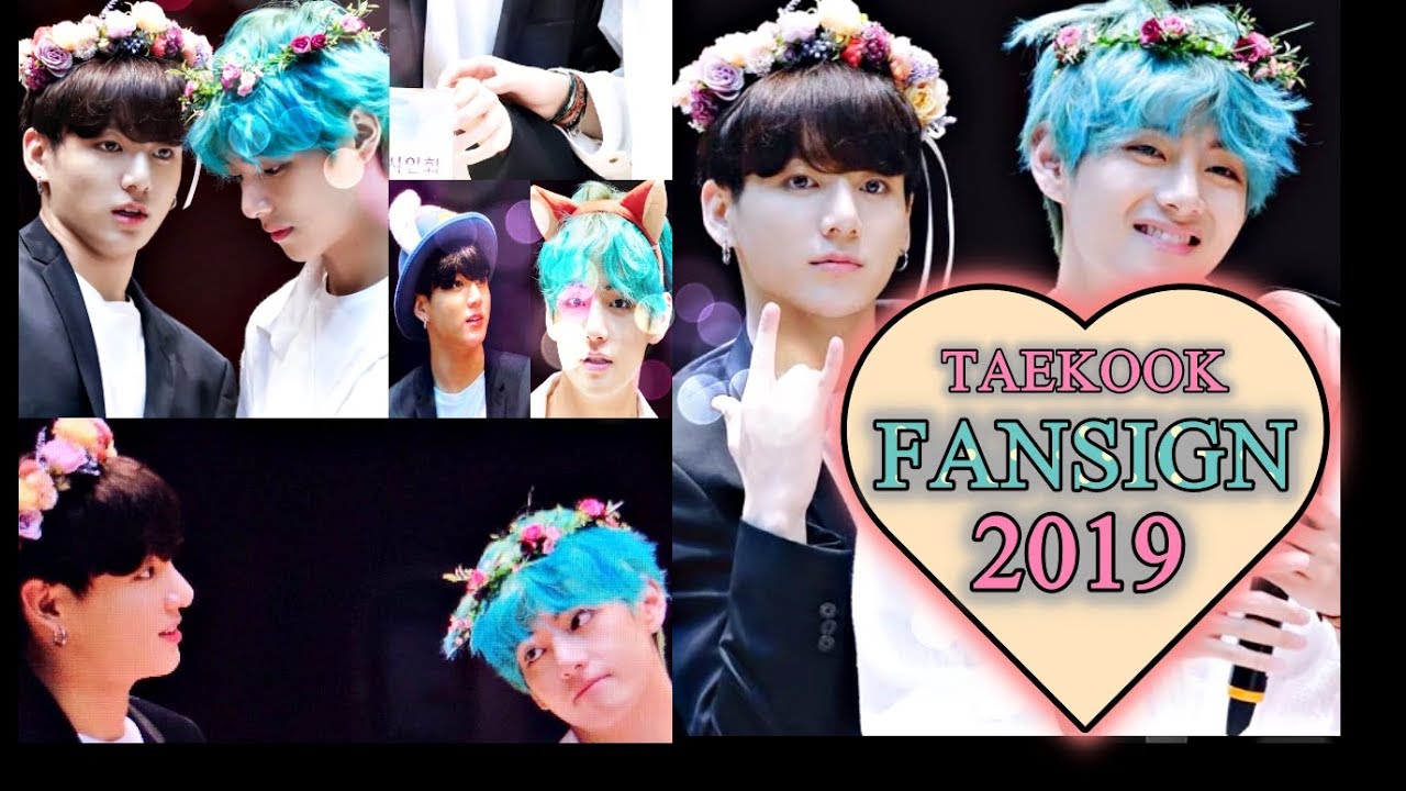 TAEKOOK FANSIGN - MAIS INTENSO DO QUE NUNCA!