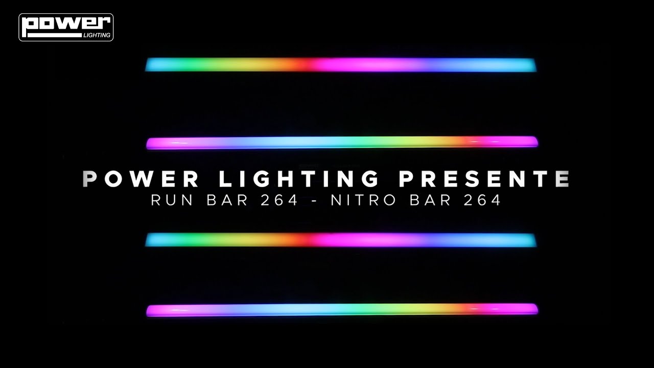 Nitro Bar 264 & Run Bar 264 : Le Duo Lumière By Power Lighting