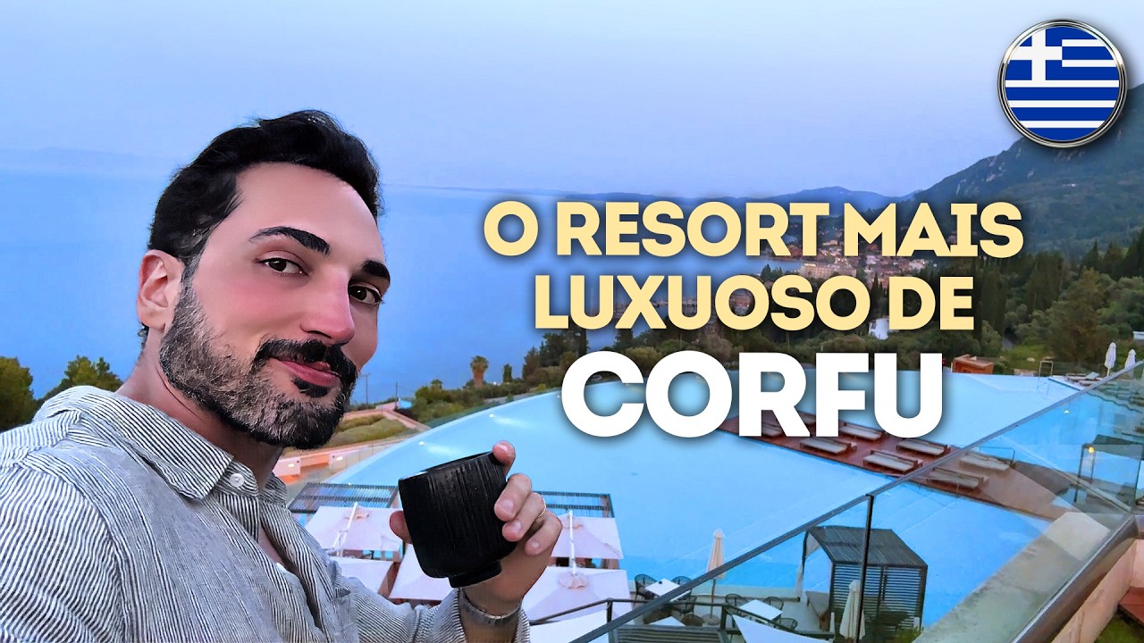 COMO É o MELHOR hotel de CORFU 🇬🇷 O que fazer na maior ilha jônica da Grécia com preços e roteiro?