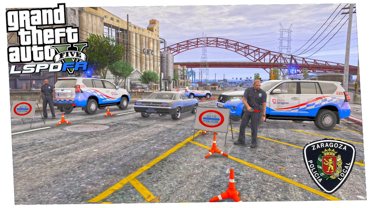 🚔 LSPDFR | DÍA 671 | ZARAGOZA - CONTROL DE CAMIONES