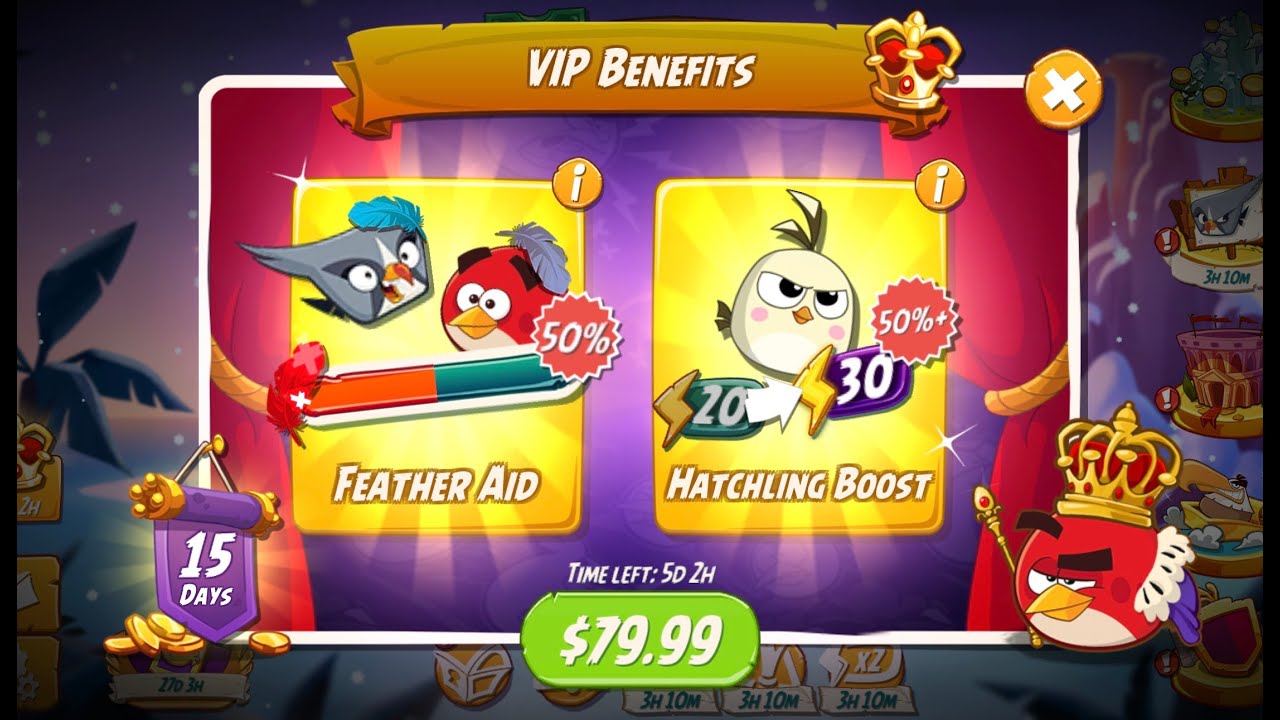 Angry Birds 2 - VIP Benefits Upgrade - December 19, 2025