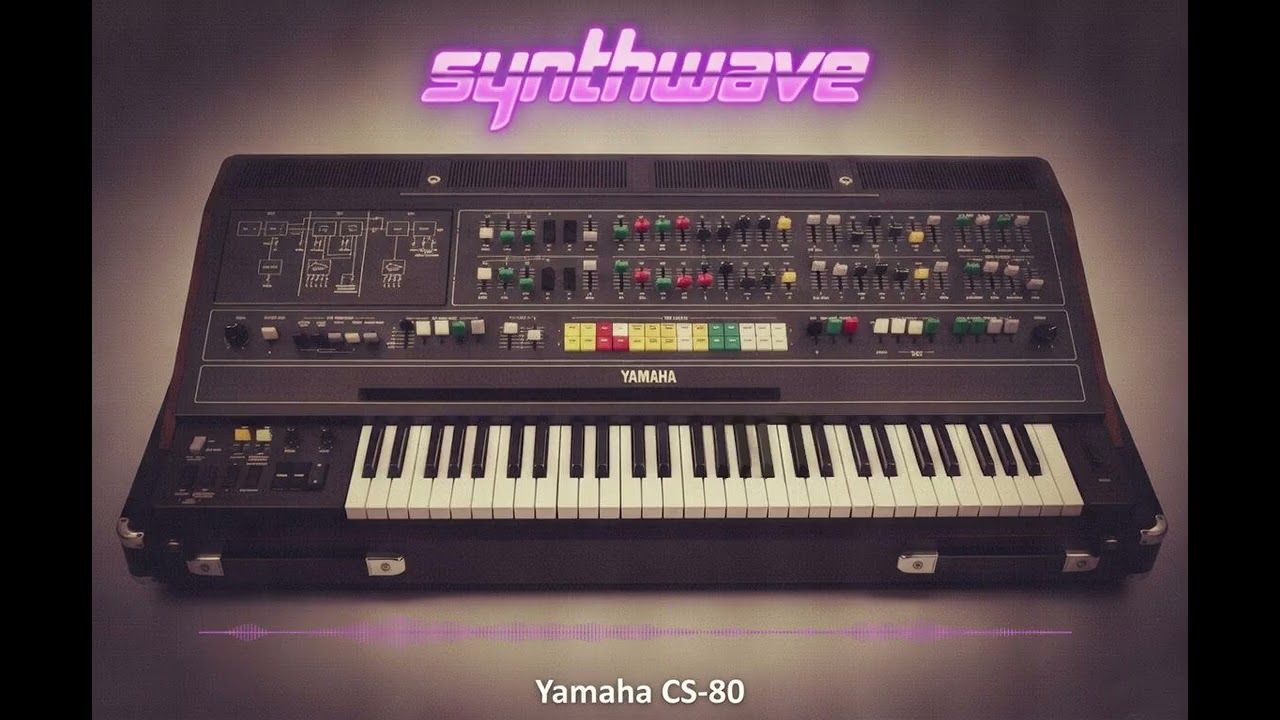 Background music. Synthwave. Cinematic electronic. Yamaha CS-80