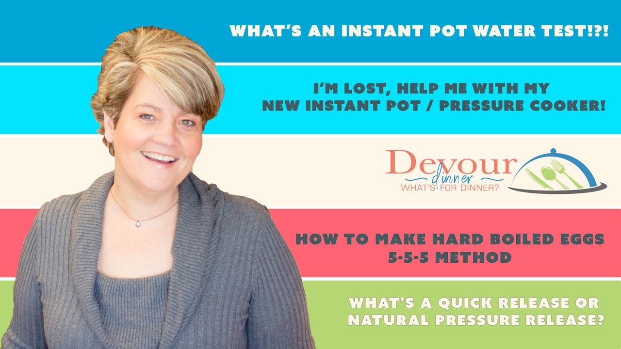 Instant Pot / Pressure Cooker How To ~ Water Test and so much more for beginners!