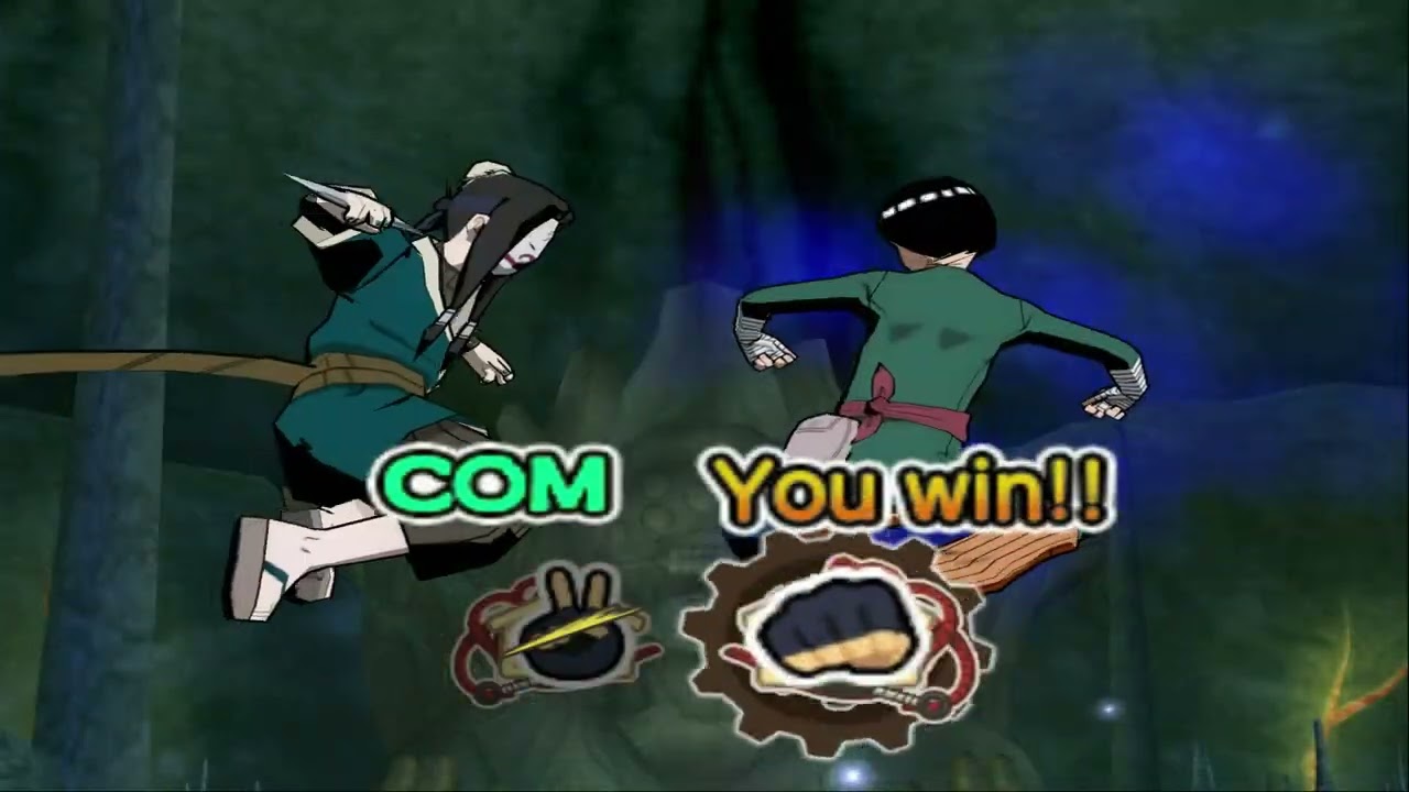 Haku vs Rock Lee (Drunken) - Naruto Shippuden Ultimate Ninja 5
