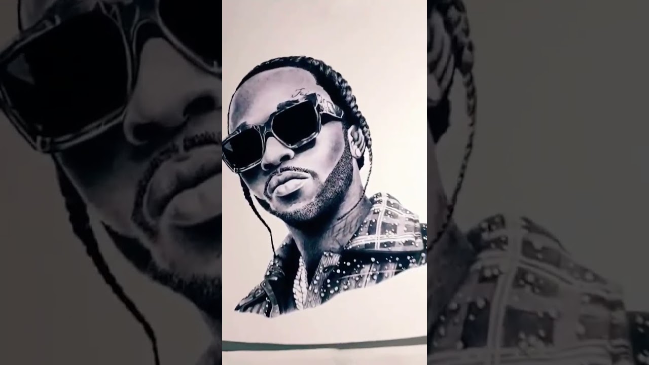 Pop Smoke #foundinlockdown #art #drawing #realism #fanart #shorts #hiphop #rap #popsmoke #tutorial