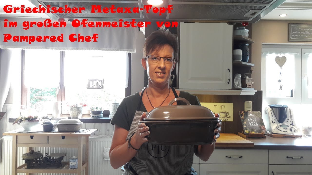 Griechischer Metaxa-Topf im großen Ofenmeister von Pampered Chef