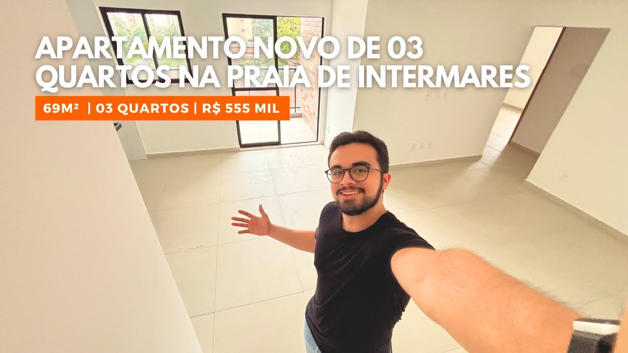 APARTAMENTO NOVO COM 03 QUARTOS POR R$ 555 MIL EM INTERMARES, CABEDELO-PB