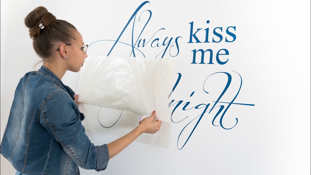 Instructions for INSPIO wall stickers.