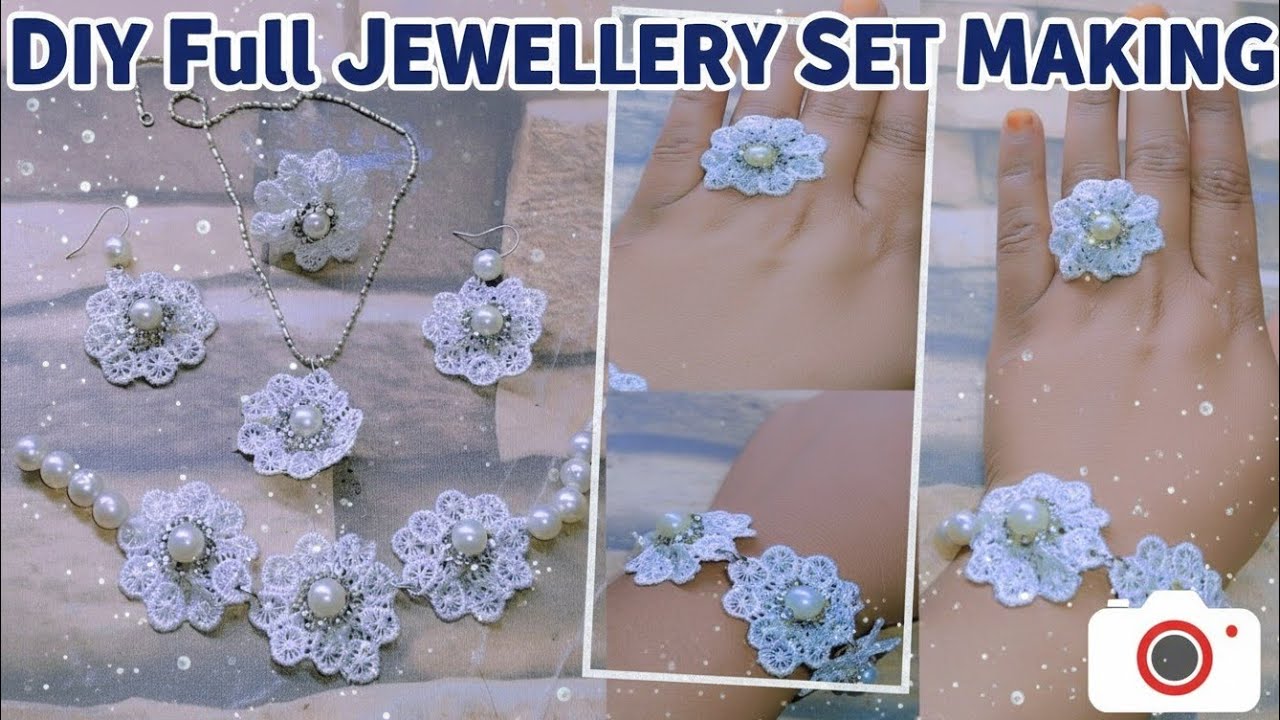 DIY Minimalist Jewellery Set with less| Kam Saman Me Banaye Sundar Jewellery ✨