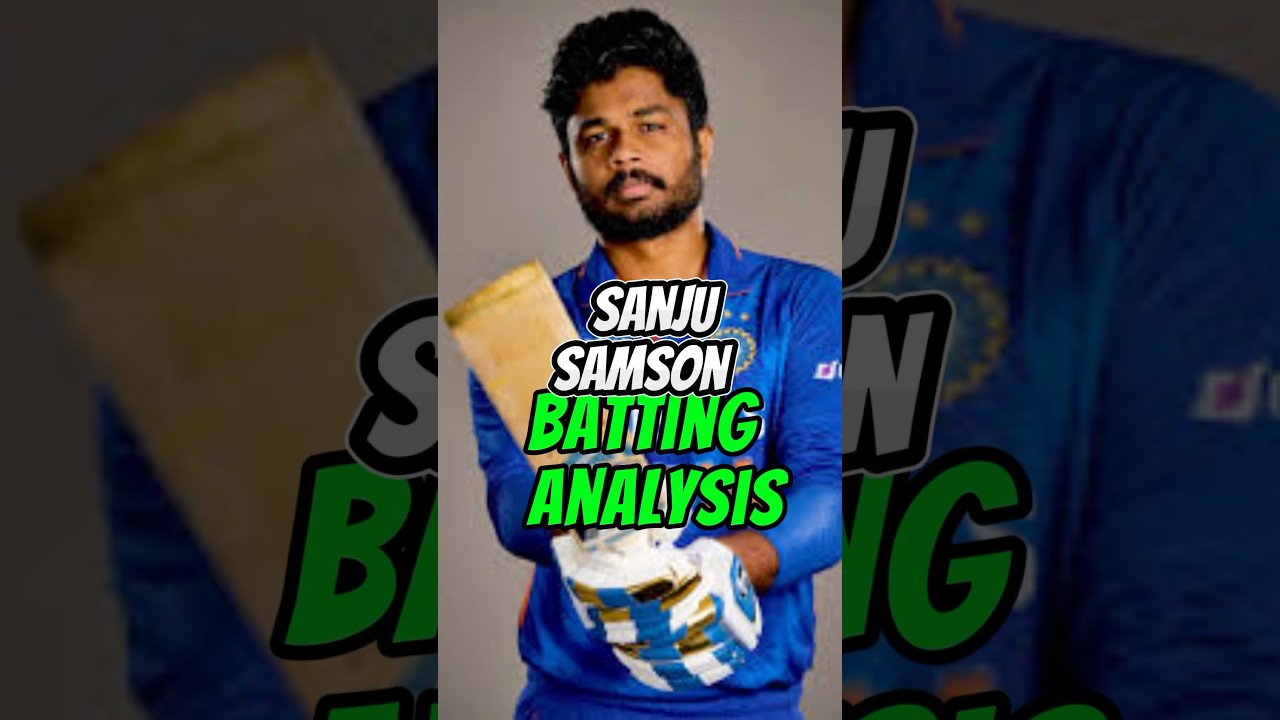 Sanju Samson Batting Analysis #cricket #sportsanalysis #battinganalysis #battingtechnique #shorts