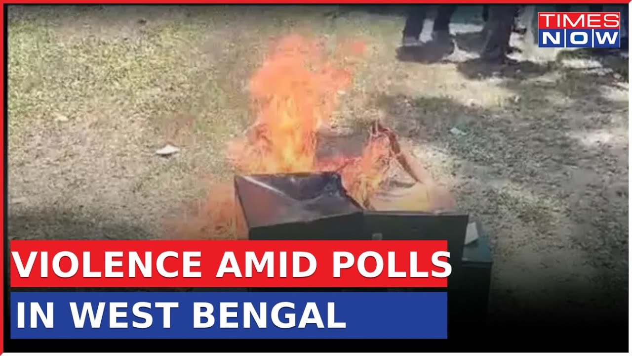 West Bengal Panchayat Polls: Ballot Box Set On Fire, Booths Captured And Vandalised | Latest news