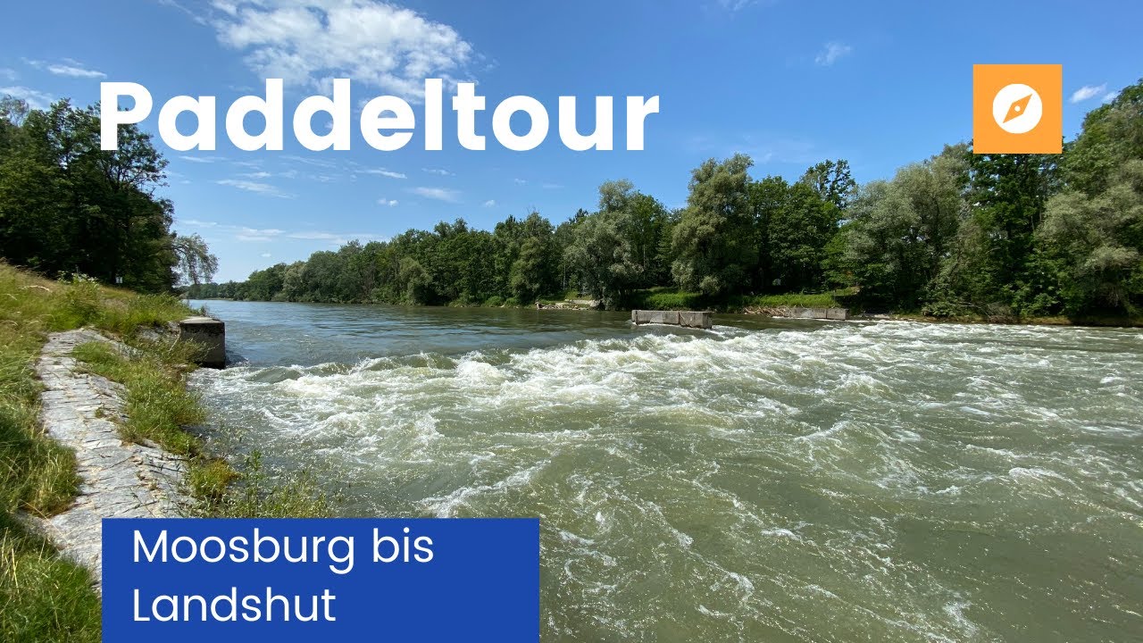 Auf der Isar von Moosburg nach Landshut mit dem Kajak
