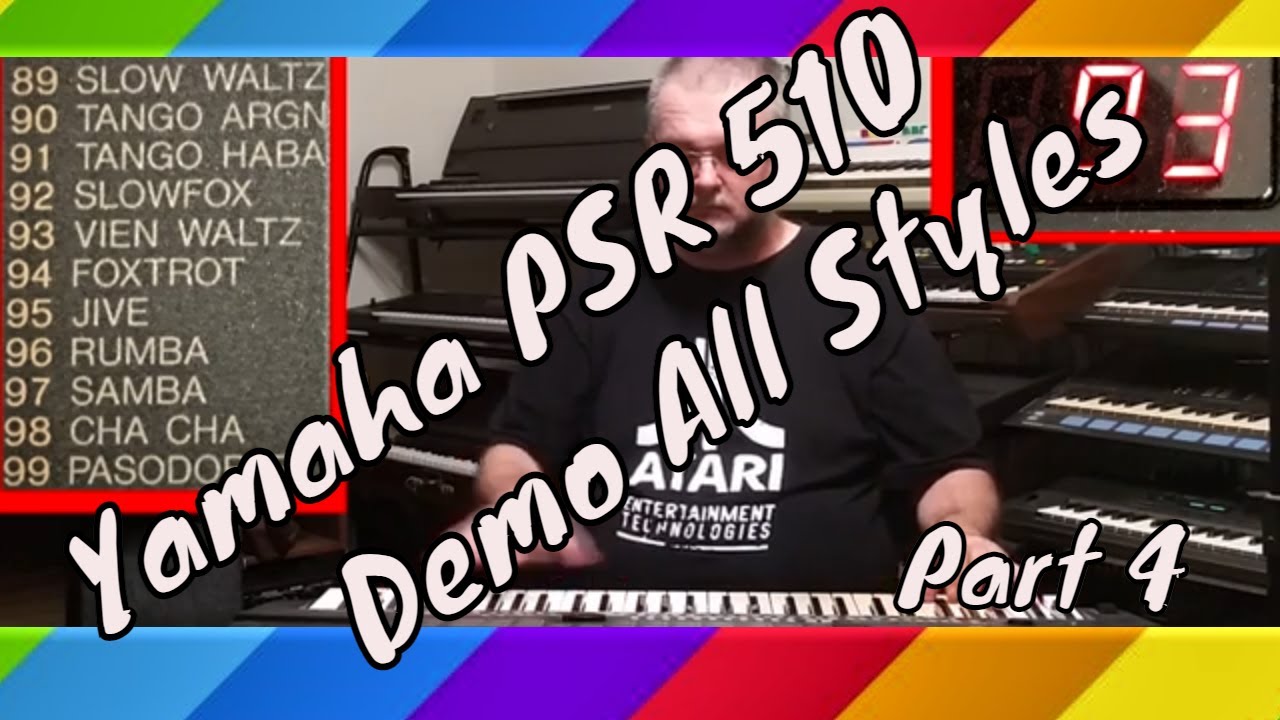 *DEMO - Yamaha PSR 510 All Styles part 4/4