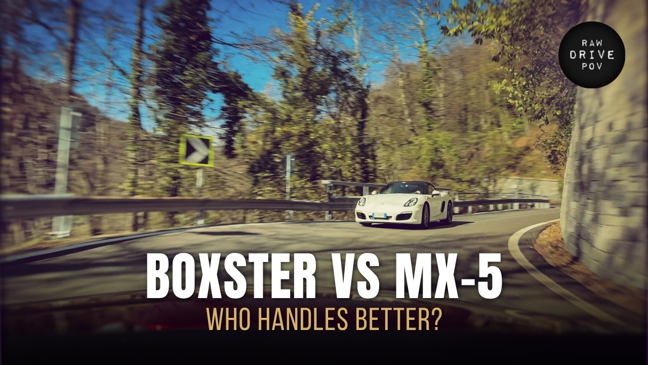 MX-5 vs Porsche Boxster | Who Handles Better on Mountain Roads? POV Chasing Through Italian Hairpins
