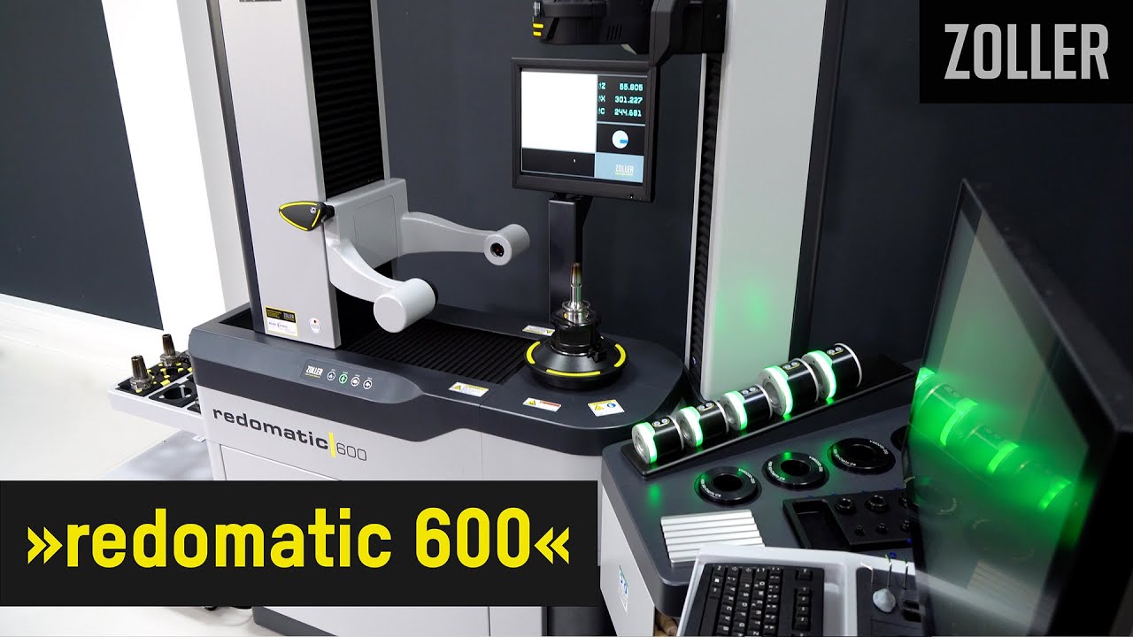 ZOLLER »redomatic 600« – Presetting and measuring machine with integrated tool heat shrink system