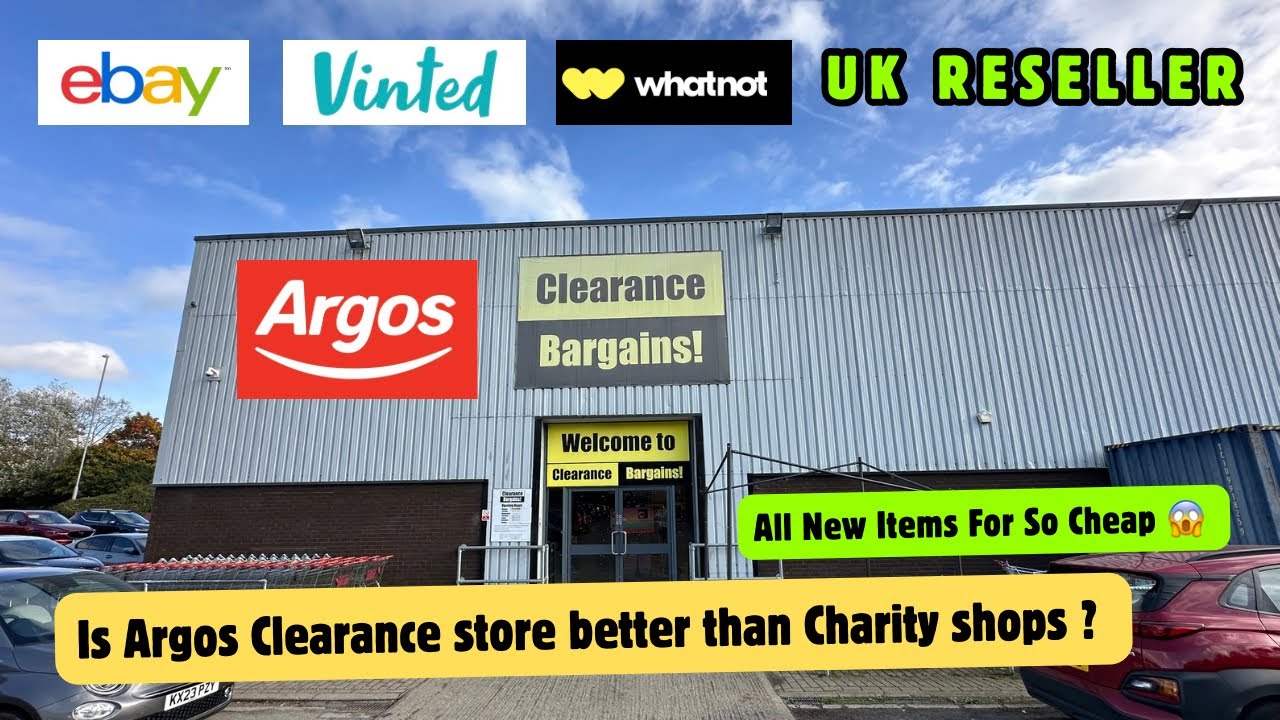 SO CHEAP -  Is this Argos Clearance store better than a Charity shop ? UK EBay & Vinted Reseller