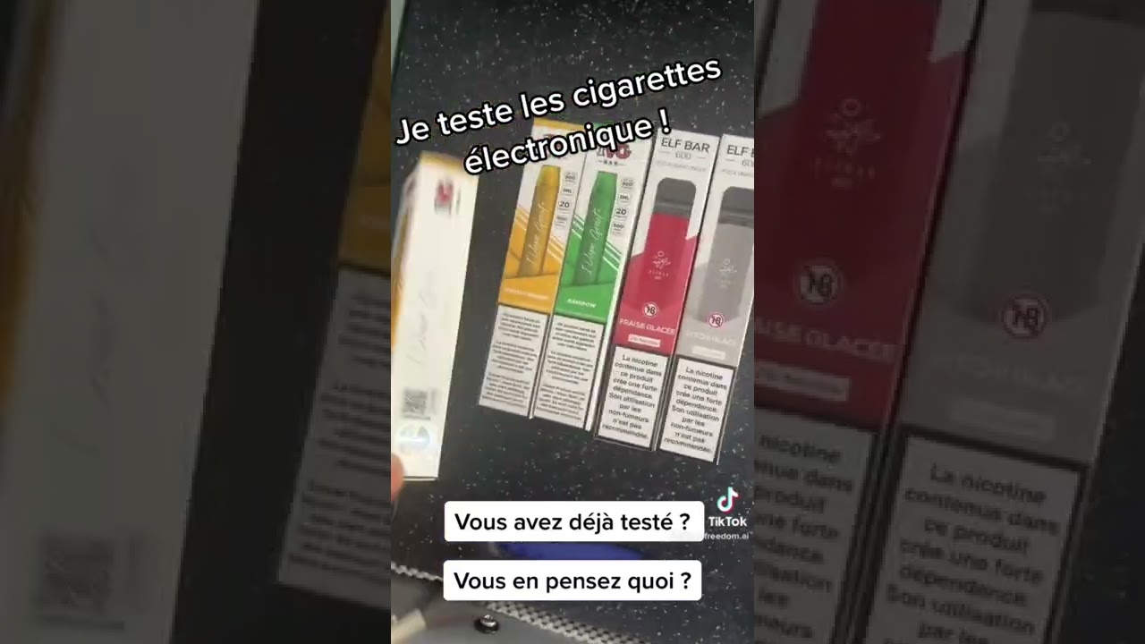 Je teste les cigarettes &eacute;lectroniques et puffs pour arr&ecirc;ter de fumer !