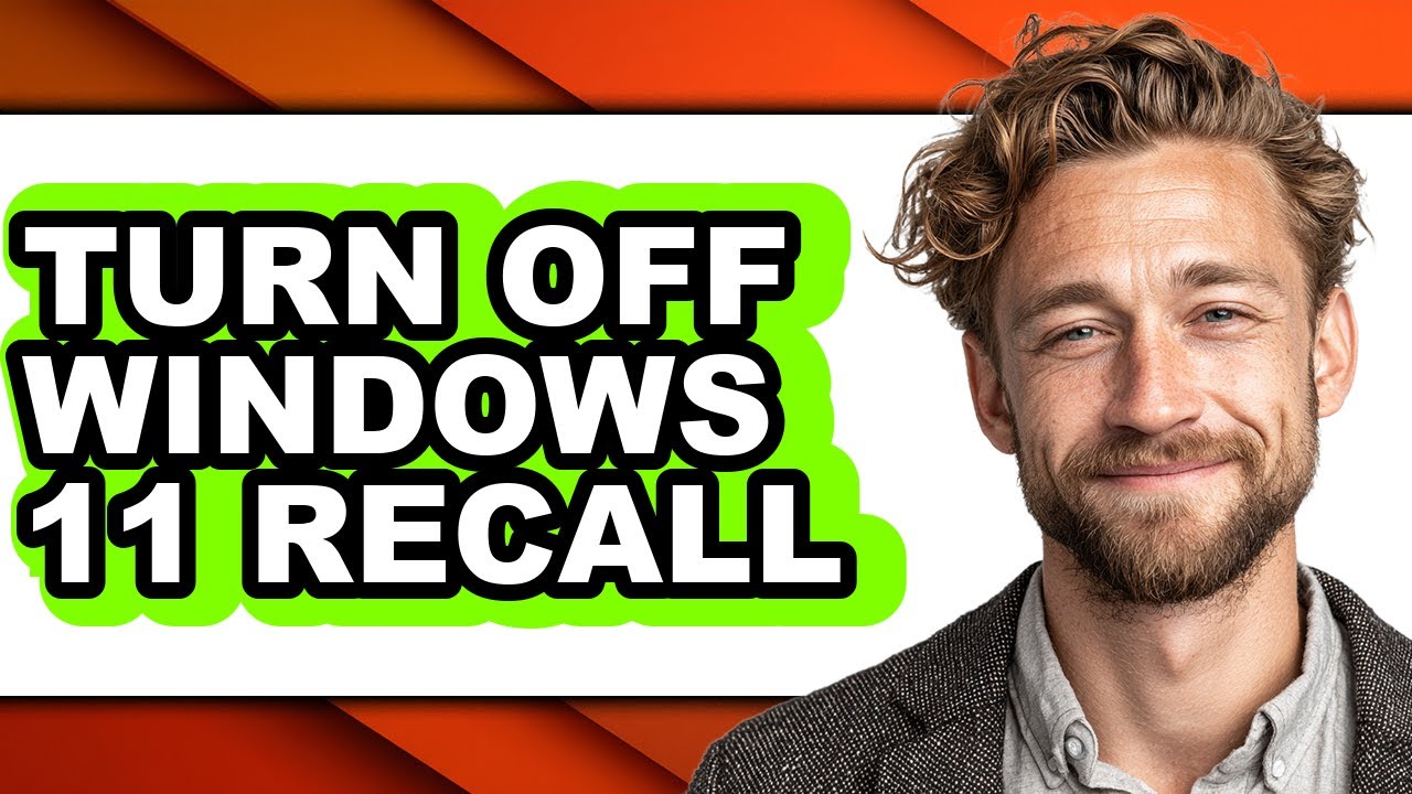 How to Turn Off Windows 11 Recall (easy Method)