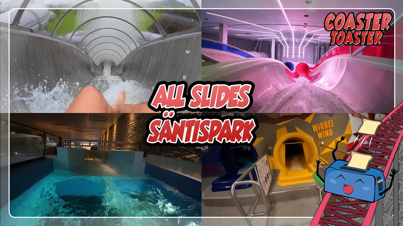 Alle Rutschen im Säntispark (Schweiz) | All Slides POV 2025