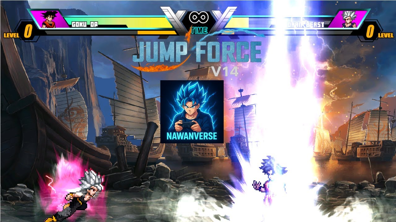 Jump Force Mugen V14 - Anime Battle Terheboh!! 🔥 Goku OP VS Gohan Beast - Siapa Paling Kuat!?