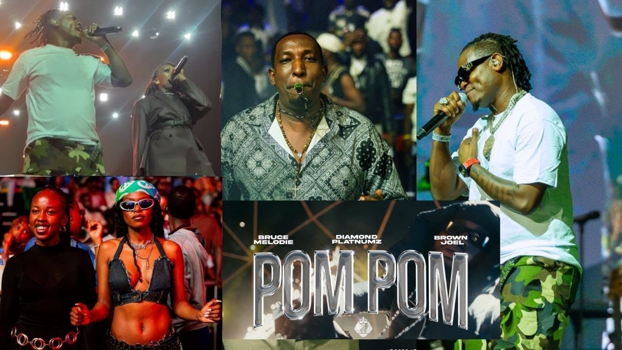 The Ben areba Bruce Melodie yerekanye indirimbo Pom Pom yakoranye na Diamond! Bwiza amufashije Ogera