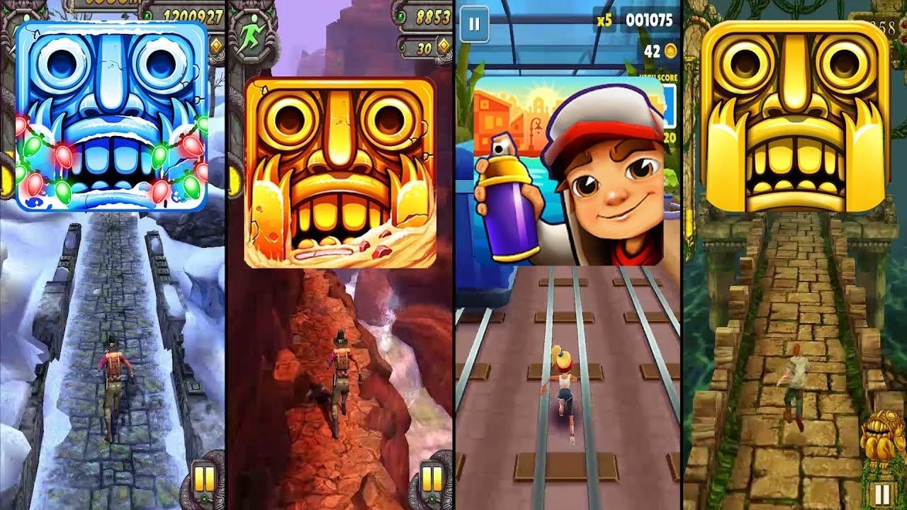 Temple Run 2 Vs Temple Run 2 Vs Subway Surfers Buenos Aires Vs Temple Run
