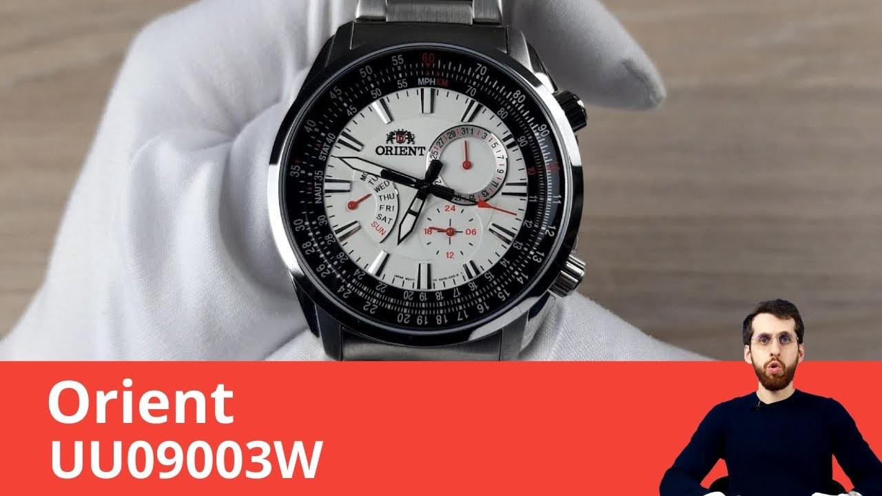 Японский кварцевый механизм с логарифмической линейкой: обзор модели Orient UU09003W