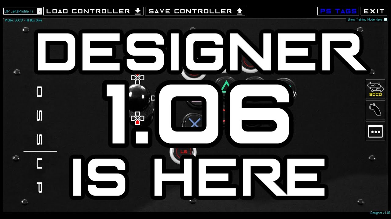 NEW!!! 1.06 Hit Box Cross|Up Designer Software