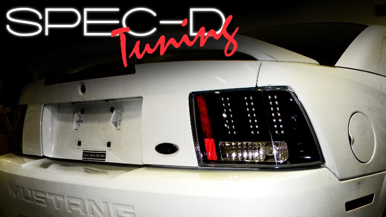 SPECDTUNING INSTALLATION VIDEO: 1999-2004 FORD MUSTANG LED TAIL LIGHTS