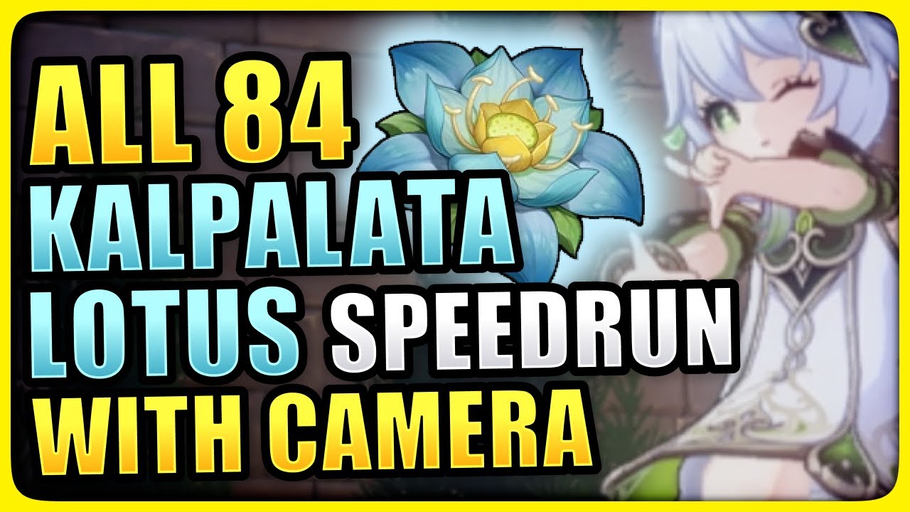 ALL 84 Kalpalata Lotus Locations WITH NAHIDA CAMERA Genshin Impact Nahida Dori Ascension Material