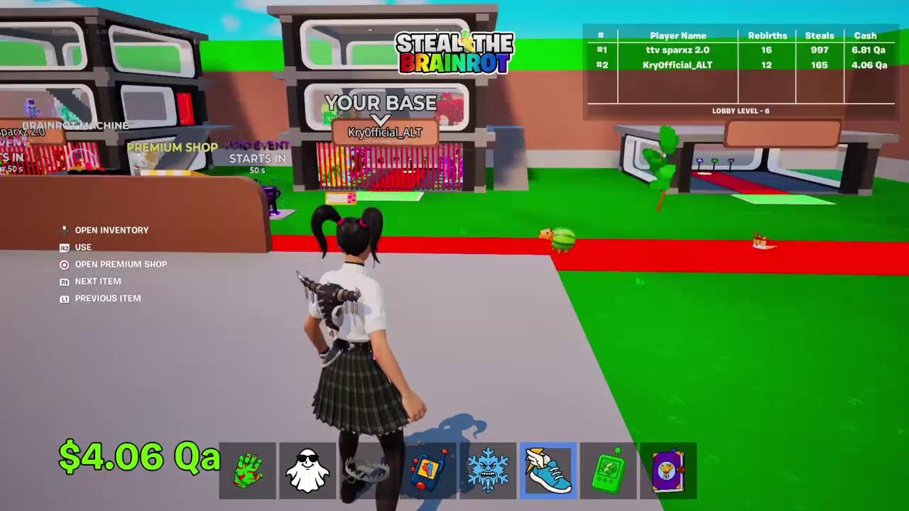 STEAL THE BRAINROT | TRADING!! (fortnite only)