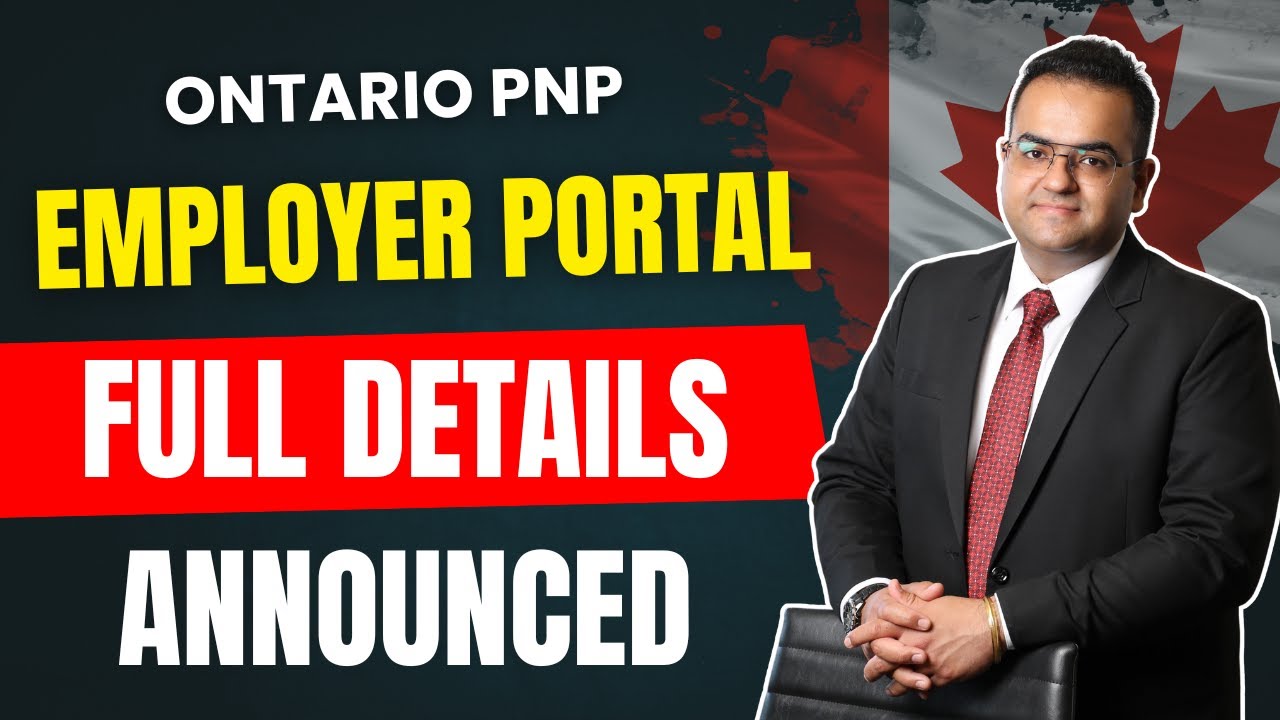 New Portal Launched! Ontario OINP Step by Step guide Employer Portal Job Offer for Canada PR by PNP