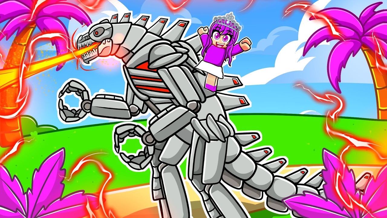 Playing as a PROTECTIVE MECHA GODZILLA in Roblox Creatures of Sonaria!