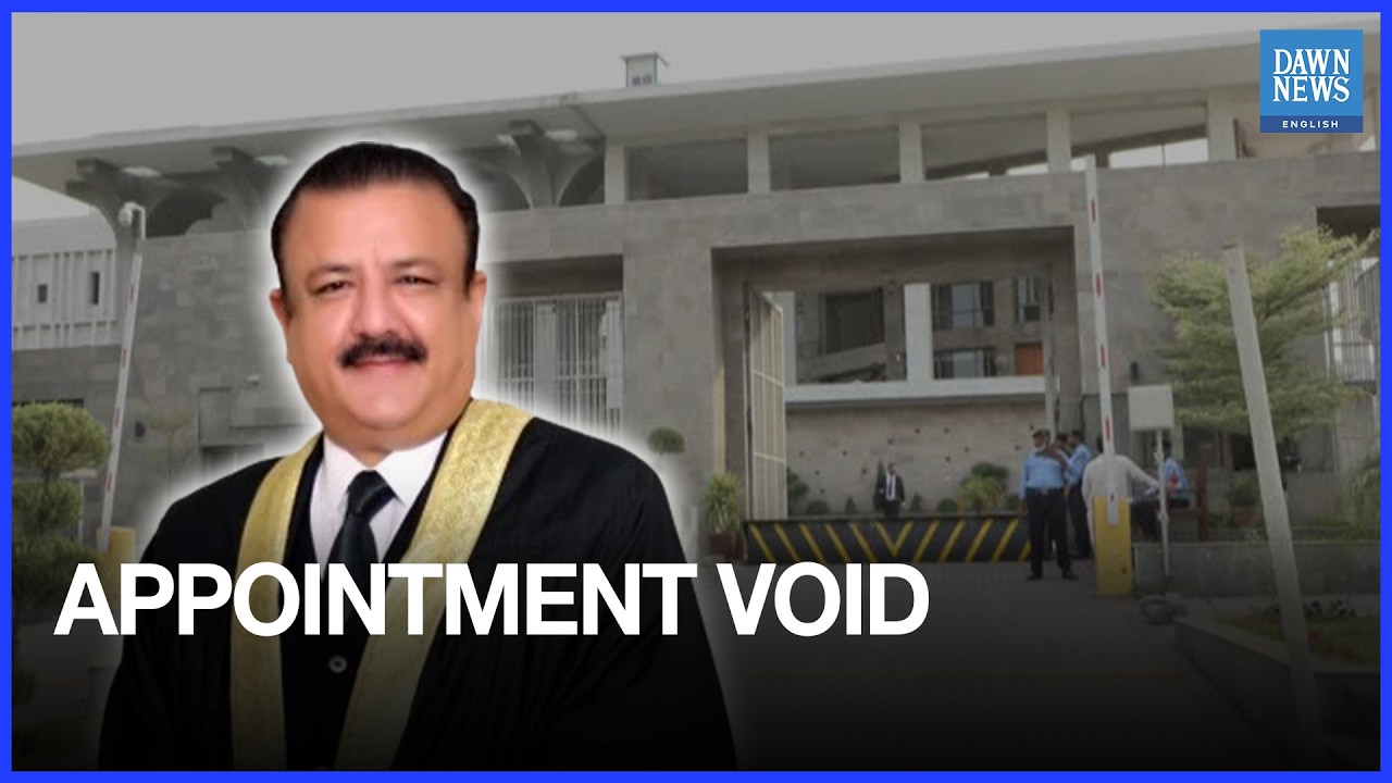 IHC Declares Ex-Judge Tariq Jahangiri's Appointment Void Over Fake Law Degree