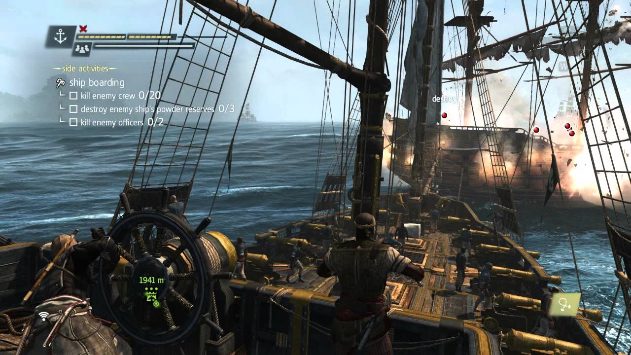 AC4: Defeating a level 60 Man-o-War for the Kenway Fleet