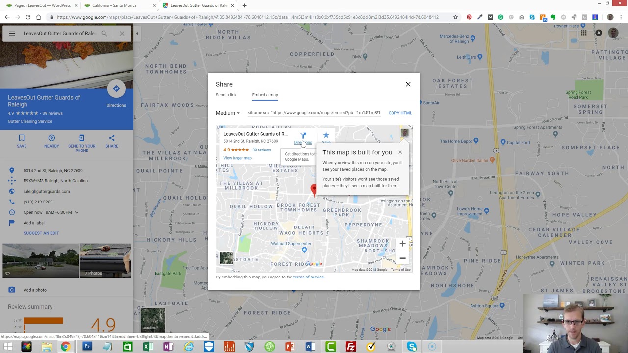 How To Add / Embed A Google Map To WordPress Page