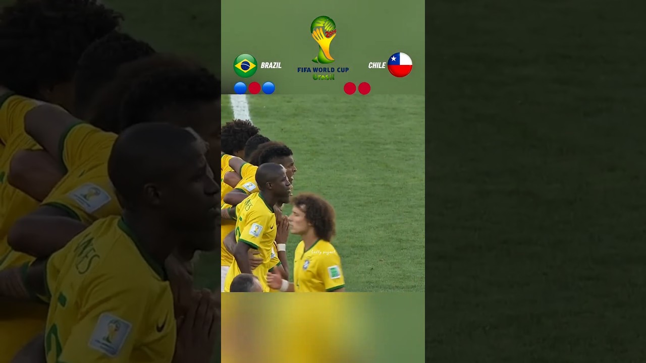 PENALTY SHOOTOUT | Brazil vs Chile World cup 2014