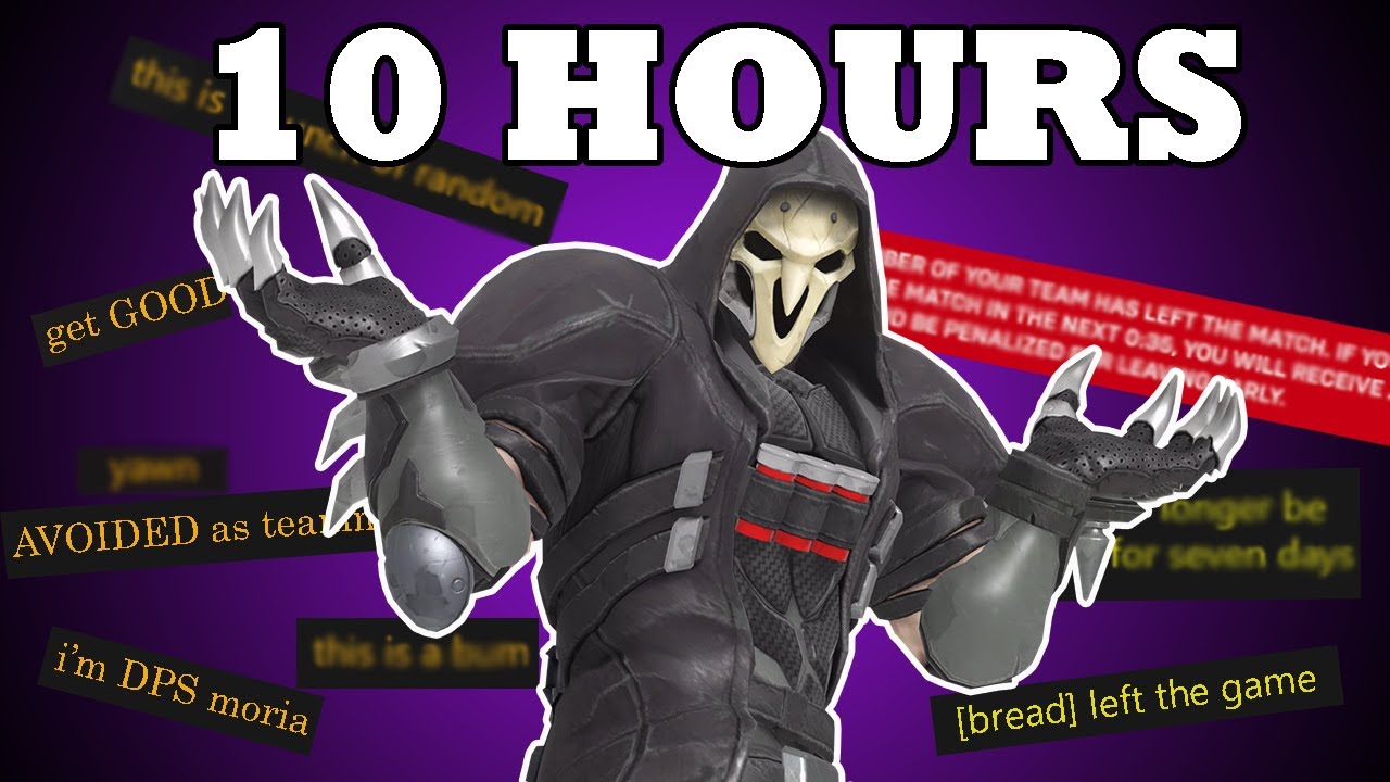 I spent 10 HOURS solo queuing in Overwatch to Prove its DIFFICULT