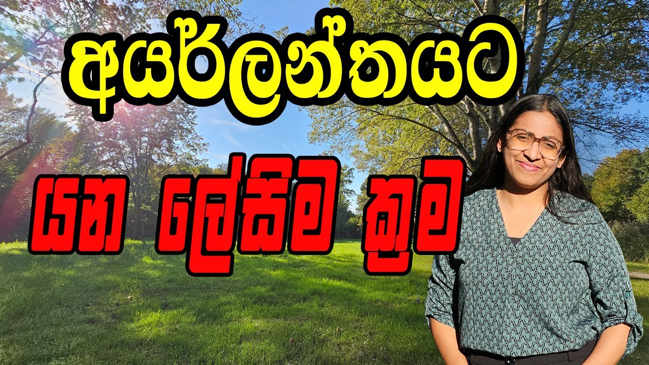අයර්ලන්තයට ලේසියෙන්ම | The Easiest Way to Move to Ireland #SriLankatoIreland
