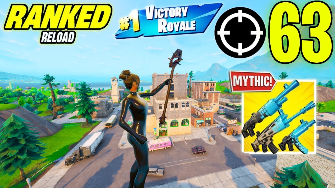 63 Elimination Duo Squads "RANKED RELOAD” Gameplay Wins (Chapter 7 Keyboard & Mouse)