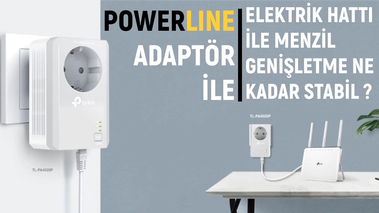 Elektrik Hattı ile İnternet Menzilini Genişletme. TP-4010P Powerline Adaptör Kurulum ve İnceleme