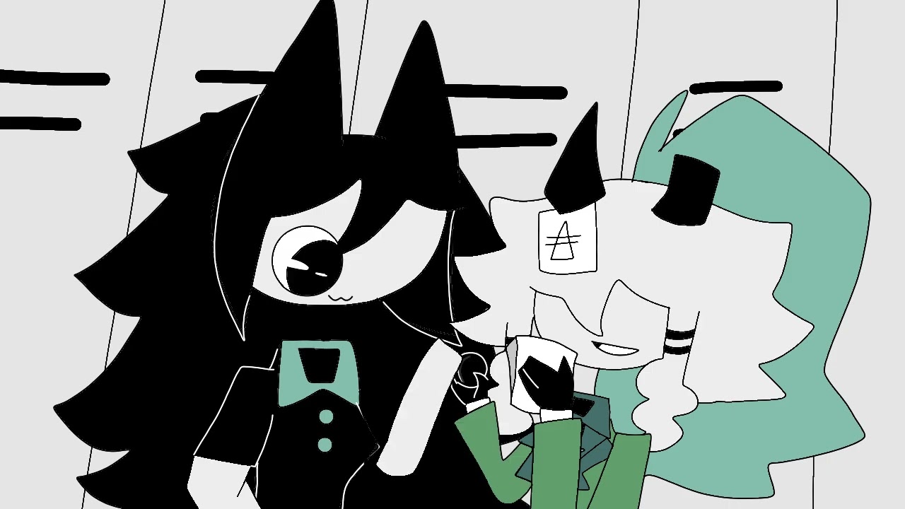 There right there meme (miss circle x miss bloomie)