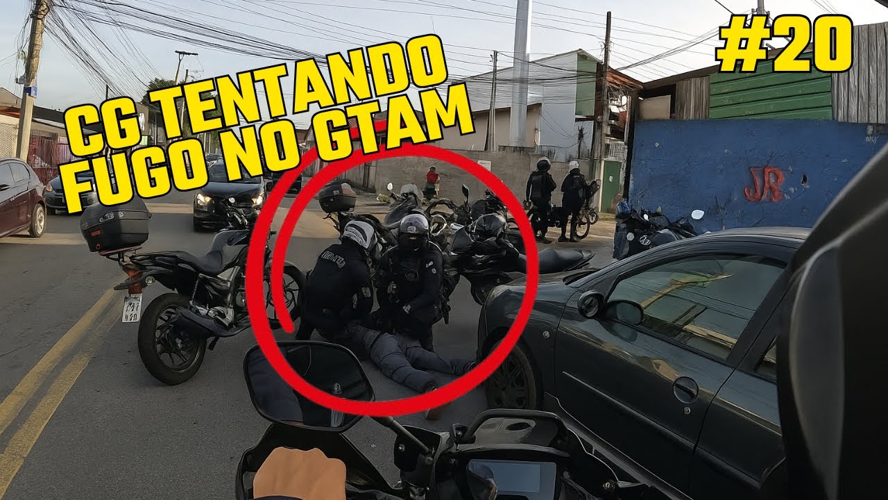 #20 Pol&iacute;cia em a&ccedil;&atilde;o, fuga na cg