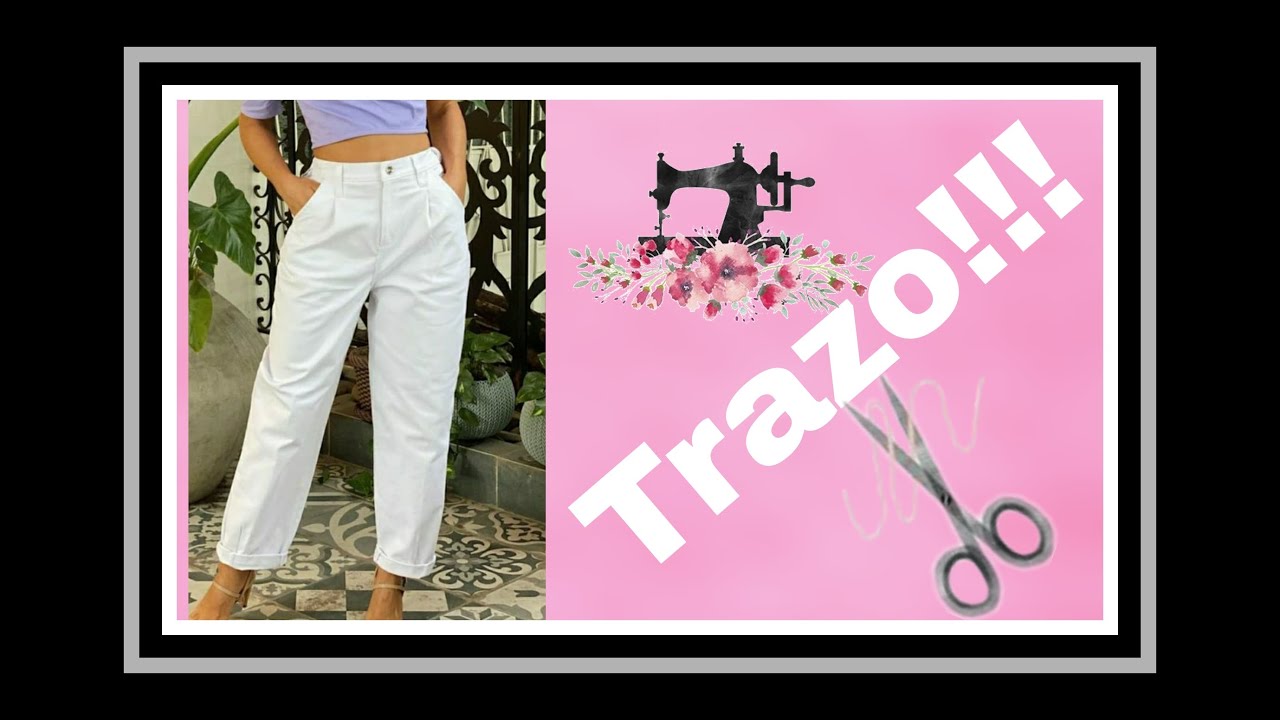 😎CÓMO HACER EL TRAZO DE PANTALÓN CON PLIEGUES 😎