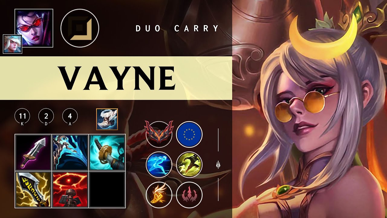 Vayne ADC vs Jinx - EUW Grandmaster Patch 26.01